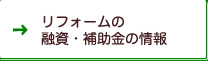 リフォームの融資・補助金の情報